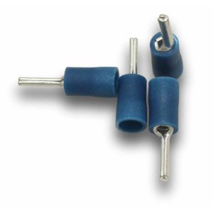 PIN CONNECTOR 2.5MM CABLE BLUE 20PK PC25S