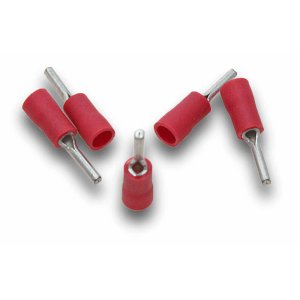 PIN CONNECTOR 1.5MM CABLE RED 25PK PC15S