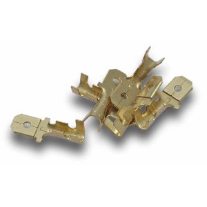 MALE TAB 1.5MM CABLE 6.4MM TAB BRASS 25PK MTB15S