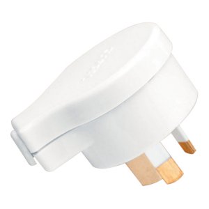 (I) 418S15 PLUG 15A 3PIN SIDE ENTRY WHITE