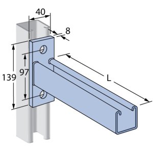 2079463 P2663-700H CANTILEVER BRACKET HDG