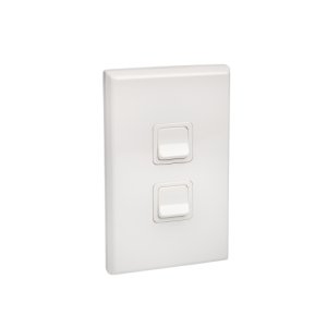 682VWP PDL SWITCH DOUBLE VERT W/PROOF