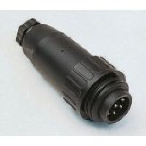 CONNECTOR CORD PLUG STRAIGHT 6P+E MALE T3104-001E AMPHENOL