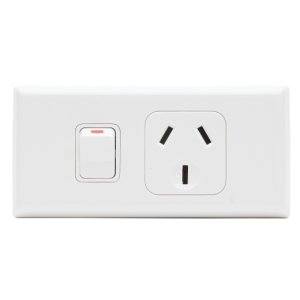 SOCKET SW 1G WORKTOP WHITE 698 PDL