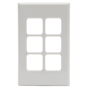 COVERPLATE 6G STD WHT 686VH PDL