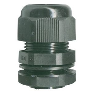 CABLE GLAND NYLON IP68 BLACK 20MM NG20