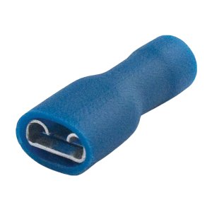 TERMINAL 6.3MM QC RECEPTACLE 1.5-2.5MM BLUE 100PK H3561