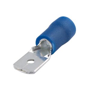 TERMINAL 6.3MM QC TAB BLUE 100PK H2845 UTILUX