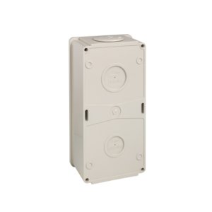 ENCLOSURE 2G 2X40MM IP66 GRY 56E2/40/2