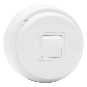 SURFACE SWITCH KIT RND 20A WHT 571 PDL