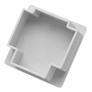 900/75/75P END PLUG 75X75MM GREY