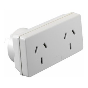D2 HPM ADAPTOR TWIN 3PIN 10A COMPACT