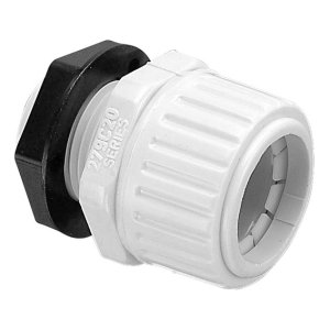 GLAND STRAIGHT PVC 16MM GREY 279C16GY