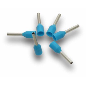 BOOTLACE END TERMINAL 0.75MM CABLE BLUE 1000PK BL0751000