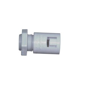 TERMINATOR STRAIGHT & LOCKNUT 20MM GRY ST2020