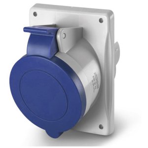 SOCKET ANG 16A 2P+E 16A 240V IP44 413.1663 OPTIMA SCAME