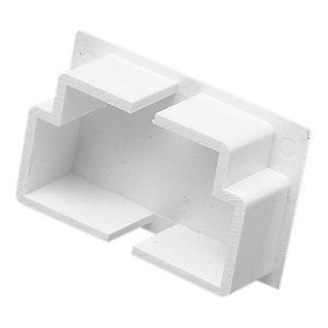 900/40/25P END PLUG 40X25MM WHITE
