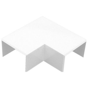 900/40/25E FLAT ELBOW 40X25MM WHITE