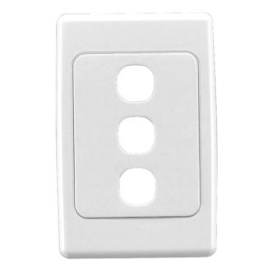 GRID PLATE & SURROUND FLUSH 3G STD PTN 2033VH-WE WHT