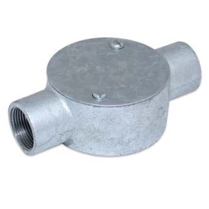 BOX JUNCTION 2 WAY GALV 20MM GCJB20/2