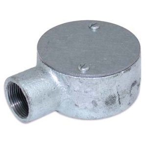 BOX JUNCTION 1 WAY GALV 20MM GCJB20/1