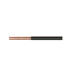 CABLE SPEAKER TWIN 0.75MM GRY/BLK LFC22402