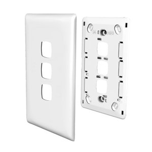 GRID & PLATE 3G WHT LINEA LN770/3GPLWE