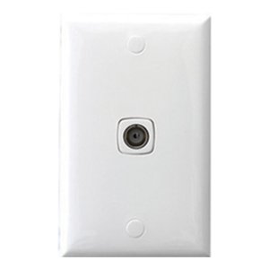 (I) TV OUTLET COAXIAL 1G 75OHM WHT LINEA LN770/1CX