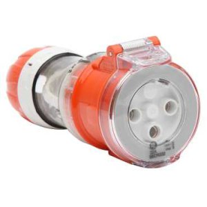 CORD CONNECTOR 32A 3 PIN 250V 1PH IP66