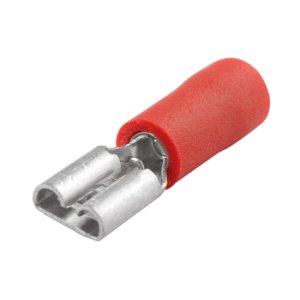 TERMINAL 6.3MM QC RECEPTACLE 0.5-1.5MM RED 25PK H3560