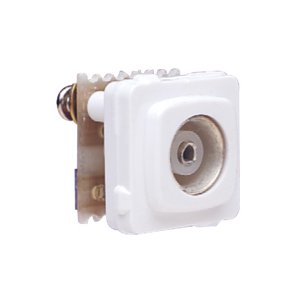 770CXM HPM SOCKET MECH COAX 75OHM WHITE