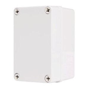 ENCLOSURE ABS 80X130X85 GREY LID SCREW TYPE IP67
