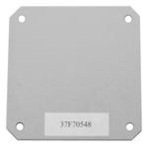 (I) ENCLOSURE MOUNTING PANEL 380X190X3MM GREY