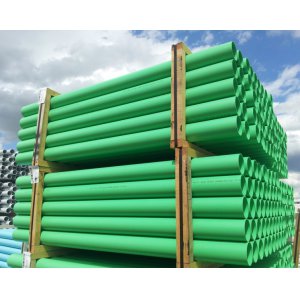 DUCT PVC-U TELECOM CHORUS GRN 100MMX6M P4000