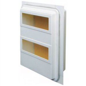 BOX METER C/W FLASHING DBL WINDOW 600X400X210MM MGB1