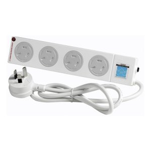 POWERBOARD 4 WAY 175J SURGE WHT 0.9M CHILD SAFE HPM