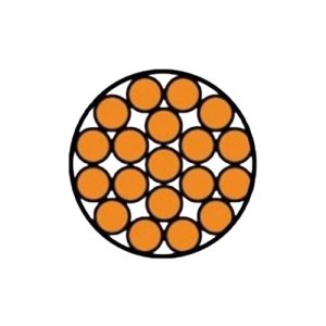 4241 CABLE CU AERIAL HD PVC CVD 35MM 19/1.53