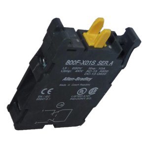 800FX01S CONTACT BLOCK 1N/C SELF MONITOR