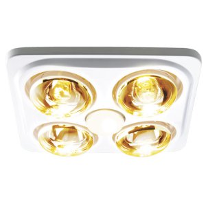HEAT FAN LIGHT 4 LAMP 1240W 240M3/HR WHT R622D1