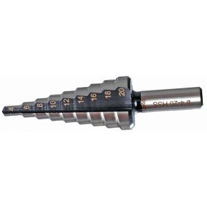 BIT STEP DRILL HSS CLAM 2600-M2 BORDO 4-20MM