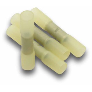 HEAT SHRINK IN-LINE SPLICE 6MM YLW 20PK HSILS620