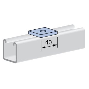2091641 P1063H FLAT PLATE 1HOLE 10MM