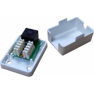 FMT-SINGLE SURFACE MOUNT RJ45 OUTLET