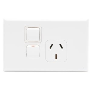 SOCKET SW 1G & EXTRA SW WHITE 694X PDL