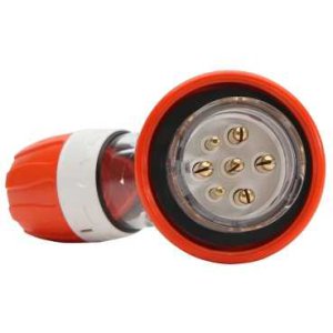 PLUG ANGLED 16A 7 PIN 500V 3PH IP66 56PA716