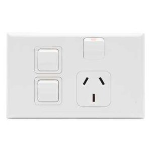SOCKET SW 1G & 2X EXTRA SW WHITE 694XX PDL
