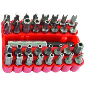 SCREWDRIVER BIT SET TAMPER PROOF 33PC BITT-S33