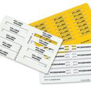WIRE MARKER TAG WHITE 4.2X15MM 25PK