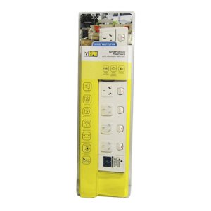 POWERBOARD SWITCHED 6 WAY 10A 175J SURGE WHT 1.8M HPM