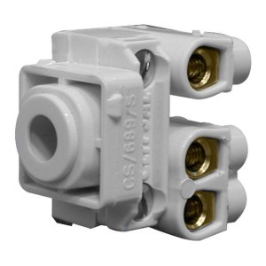 38TB PERMANENT CONNECTION MODULE 20A WHITE